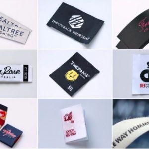 Woven Main and size Labels